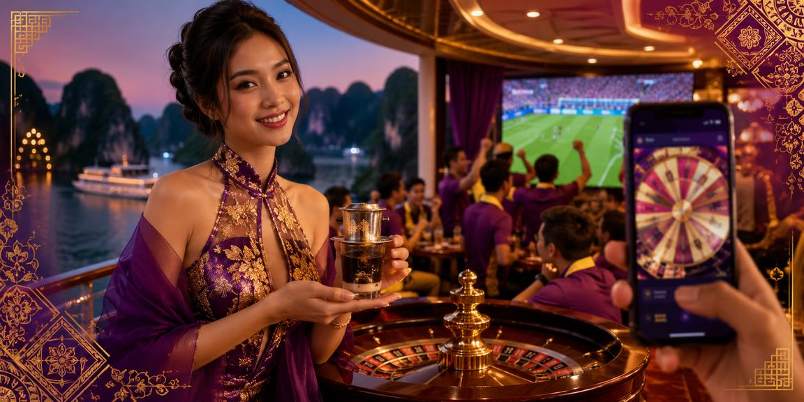 Người dùng tại Hạ Long thưởng thức cà phê sáng và kiểm tra kết quả cược cuối tuần