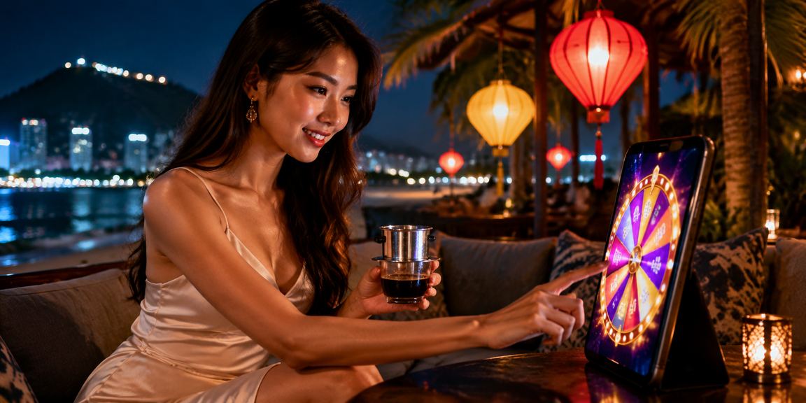 Người dùng Hội An trải nghiệm roulette trực tuyến bên tách cà phê